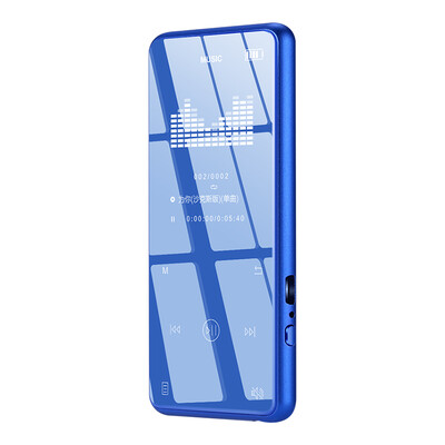

Yescool X8 Bluetooth HIFI lossless noise reduction MP3MP4 music player touch external 16G blue