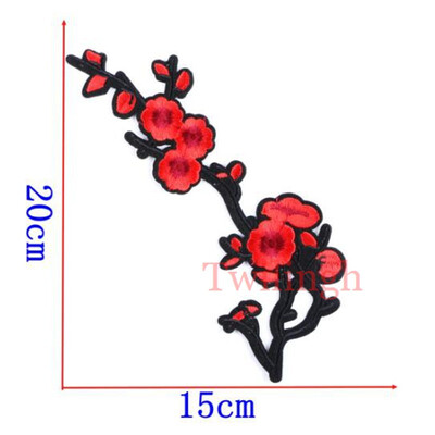 

1 Pcs New Flower Patches Embroidered Patch 3D Stickers Sewing Motif Applique Clothing Repair Fabric DIY Clothes Wedding Patches