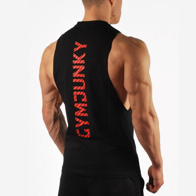 

Men Muscle Bodybuilding Sleeveless Shirt Tank Top Gym Singlet Fitness Sport Vest