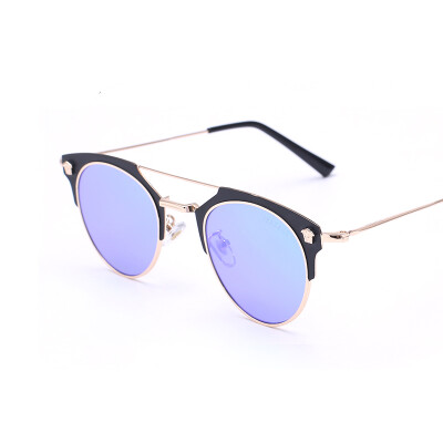 

FEIDU Vintage Cat Eye Sunglasses Women Brand Designer Retro Metal Flat Sun Glasses Mirrored Womens Glass Eyewear Gafas De Sol