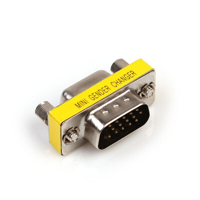

Good Portable Mini Female to Male VGA Gender Changer Coupler Adapter Connector