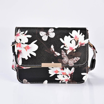 

Women Floral leather Shoulder Bag Handbag Retro Female Small Messenger Bag Famous Designer Clutch Shoulder Bags Bolsa
