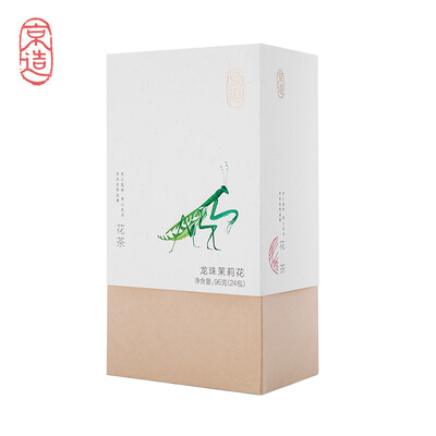 

Beijing made jasmine tea white dragon pearl flower tea gift box green tea flower tea 96g 24 packs