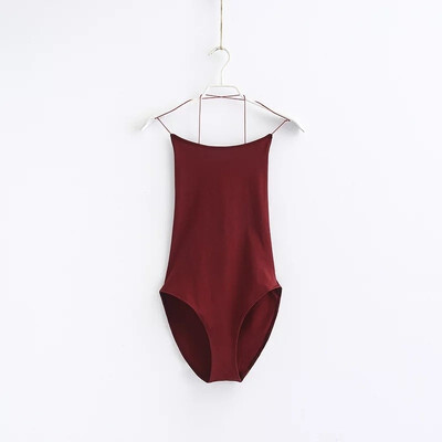 

Womens Sexy Top Backless Cross Straps Camisole Jumpsuit Cami T-Shirt U-neck Underwear Bodysuit