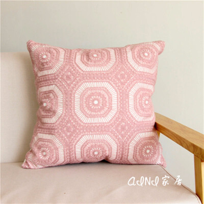 

Cntomlv Polyester Cushion Cover Pink Pattern Merry Christmas Home Decorative Pillowcase Cover Nordic Cushion Case Sofa Decor