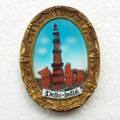 

1Pcs Creative India 3D New Delhi Kuta cloth tower Fridge Magnets