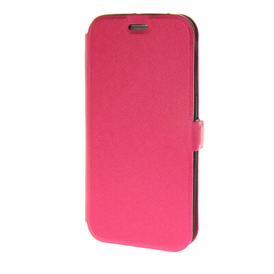

MOONCASE Cross pattern Flip Pouch Leather Wallet Slim чехол для Samsung Galaxy S6 Edge Hot pink