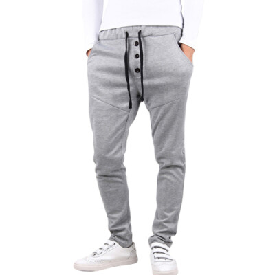 

CT&HF Men Fashion Contracted Printed Pants Korea Thick Cotton Pure Color Trousers Hot Selling Sports Leisure Trousers