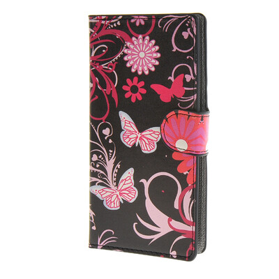 

MOONCASE Butterfly style Leather Wallet Flip Card Slot Stand Pouch чехол для LG G4 MINI A04