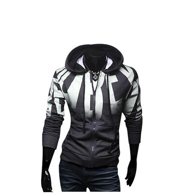 

Zogaa New Mens Hoodie Printing Nap Slim