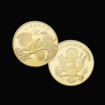 

9999 goldsilver American double eagle coin Liberty Coin animal coins festival gift family decoration