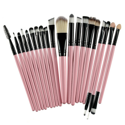 

ROSALIND 20Pcs Professional Makeup Brushes Set Powder Foundation Eyeshadow Make Up Brushes Cosmetics Soft Synthetic Hair