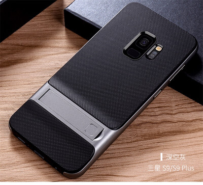 

Goowiiz Phone Case For Samsung Galaxy S9S9 PlusNote 8 Fashion Slim Shockproof Silicone TPU PC Hard Bracket
