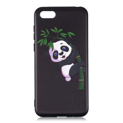 

Huawei Honor Y5 2018 Case Embossed Soft TPU Shockproof Print Protective Cover