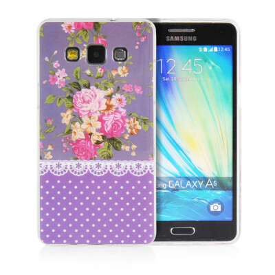

MOONCASE Flowers Soft Flexible Silicone Gel TPU Skin Shell Back ЧЕХОЛ ДЛЯ Samsung Galaxy A5