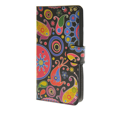 

MOONCASE Flower style Leather Side Flip Wallet Card Slot Stand Pouch чехол для Huawei Ascend Y635 a08