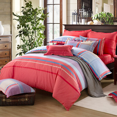 

SOMERELLE cotton bed set/bed kit (duvet cover/fitted sheet/pillow case)