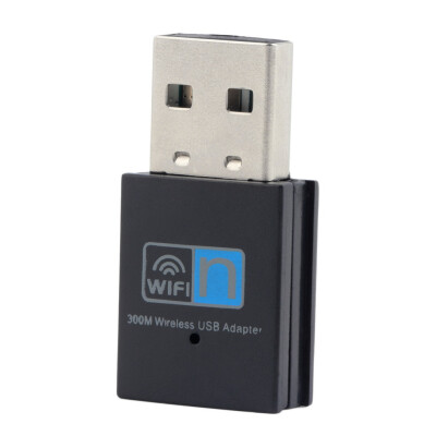 

New 300M USB Wifi Wireless Adapter Network Card Adapter 802.11b/g/n 300Mbps Black