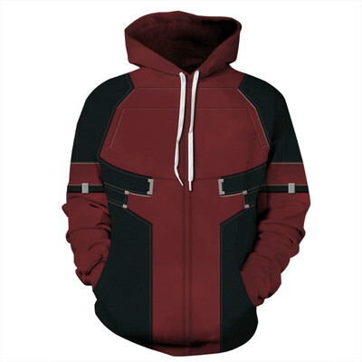 

QYDM-320 Mens Hoodie 3D Printed Women Pullover Sweater
