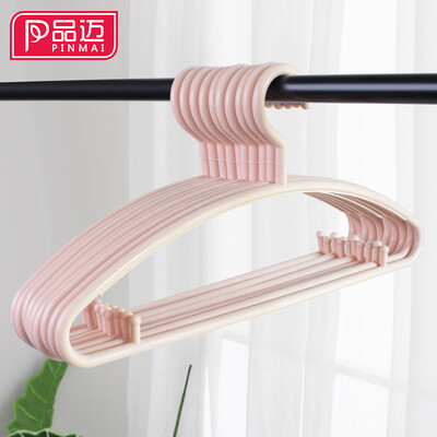 

Pinmai curved simple hanger 42cm8 Pack wet&dry hanging clothes rack with underwear plastic hook drying rack clothes hanging clothes rack