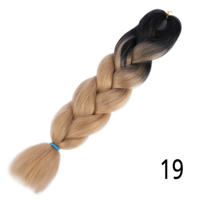 

Jumbo Ombre Braids Braiding Hair Extension 24inch 100gPack Purple Pink Blonde Wigs For Women Synthetic Crochet Hair Extensions