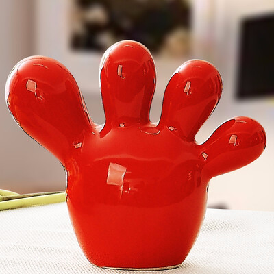 

Modern chubby feet ceramic home crafts cute birthday gift living room TV cabinet study home furnishings