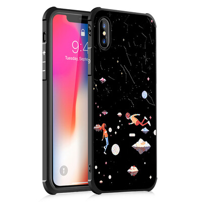 

Goowiiz Fashion Phone Case For Iphone 78X Luxury 3D Cute Cartoon Slim Full Soft Silicone Prevent falling