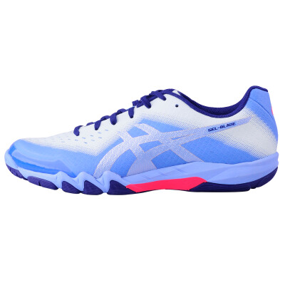 

IELTS asics badminton shoes GEL-BLADE 6 men&women shoes blade R703NR753N sports shoes R753N-400 light blue sky blue 39