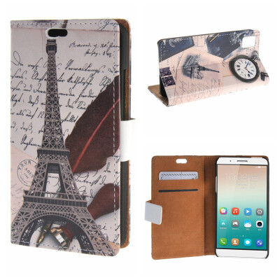 

MOONCASE for Huawei Honor 7i Case Flip Wallet Card Slot Stand Leather Folio Pouch Case Cover /a08