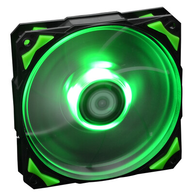

ID-COOLING PL-12025-G LED зеленый высокопроизводительный вентилятор шасси 800-2200 контроль температуры с ударной площадкой