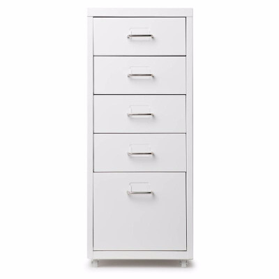 

IKayaa Metal Drawer Filing Cabinet Detachable Mobile Steel File Cabinets W 5 Drawers 4 Casters