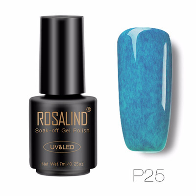 

ROSALIND Black Bottle 7ML Faux Fur Effect P01-12 Gel Nail Polish Nail Art Nail Gel Polish UV LED Long-Lasting 3D Gel Lacquer