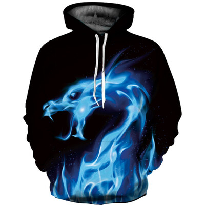 

Mens Hoodie 3D Printed Women Pullover Sweater
