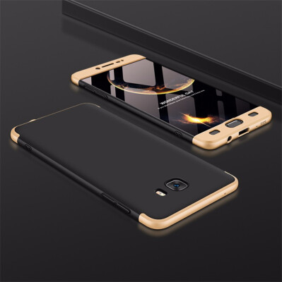 

Goowiiz Phone Case For Samsung Galaxy C9 ProJ7 MaxOn Max Fashion Color collision 360 Degree Coverage PC Full Protection