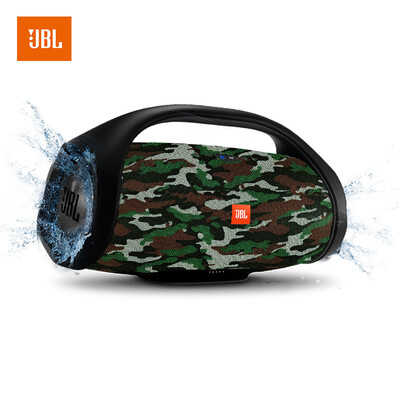 

JBL Boombox music Ares portable Bluetooth speaker subwoofer outdoor audio waterproof design Hifi sound quality hands-free call camouflage custom version