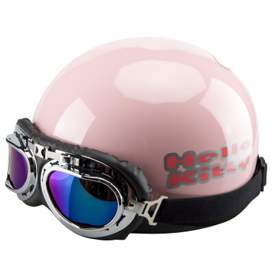 

Dade childrens helmet electric car helmet cute cartoon helmet boys&girls season riding sports outdoor half helmet summer pink kati cat