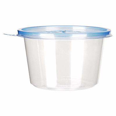 

OTOR Salad Bowl with Lid Take Away Food Container Clear Plastic Bowl Box for Fast Food Bento Microwaveable 120mm 100pcs