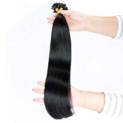 

BHF HAIR Fusion hair extensions Human Remy Hair Black Brown Platinum Blonde Straight Keratin Nail U-tip 1gs 20g pack