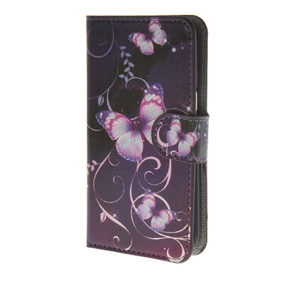 

MOONCASE Butterfly style Leather Wallet Flip Card Slot Stand Pouch чехол для Samsung Galaxy J1 A13