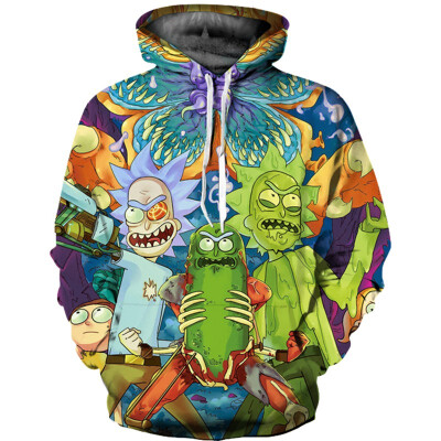 

Mens Hoodie 3D Printed Women Pullover Sweater