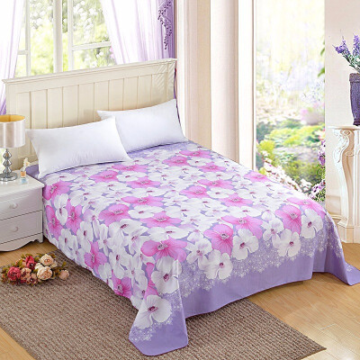 

Luxury Bedspread Geometrical Flower Bedsheet Plaid Bed Sheet Flat 200x230cm For Wedding Home Decoration