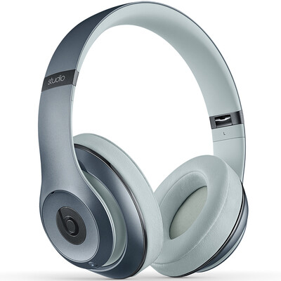 

Beats Studio Беспроводная гарнитура Bluetooth-гарнитура Шумоподавление Гарнитура гарнитуры - Sky Blue с микрофоном MHDL2PA / B