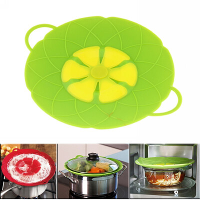 

MyMei Cooking Tools Flower Silicone lid Spill Stopper Silicone Lid Cover For Pan 10