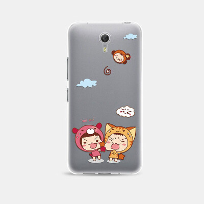 

MOONCASE Ultra-thin Cartoon Transparent TPU Case Cover For Lenovo ZUK Z1