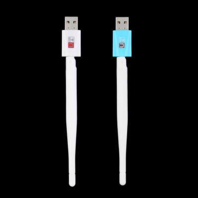 

Mini PC WIFI Adapter 150M W88 USB Antenna Wireless Computer Network Card FE Blue
