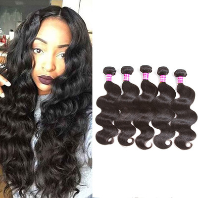 

Glary Brazilian Body Wave Virgin Hair Brazilian Hair Bundles 5pcs Lot 100 Human Hair Factory Selling Cheap Hair Weave For Women