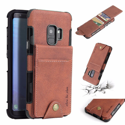 

SHS Phone Case For Huawei Y3 2017P9 Lite Mini Fashion Linen Clasp Card slot Multifunctional Wallet Full Cover