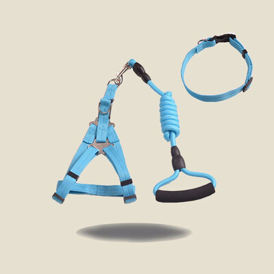 

Cntomlv hot sale 3pcs new Pet dog leash rope Nylon adjustable dogs lead belt puppy harness collar leash