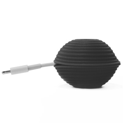 

Senti (Sendio) shell earphone storage winder Apple phone data line processor silicone stickers Maka dragon black