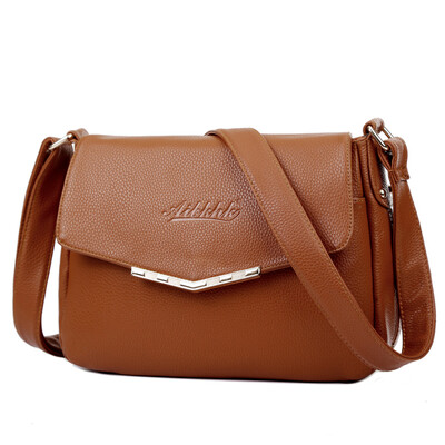 

Aibkhk женская мода сумки женские натуральная кожа 2-слойные кожа коровы сумка Cross body сумка подарок для мамы четыре цвета M501